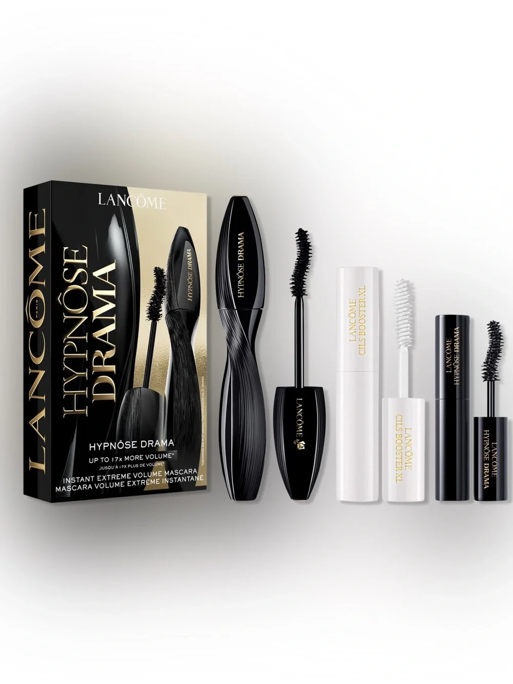 Lancôme Hypnôse Drama Mascara Set+Idôle Liner Bundle 4 Items Total $65 Value NIB